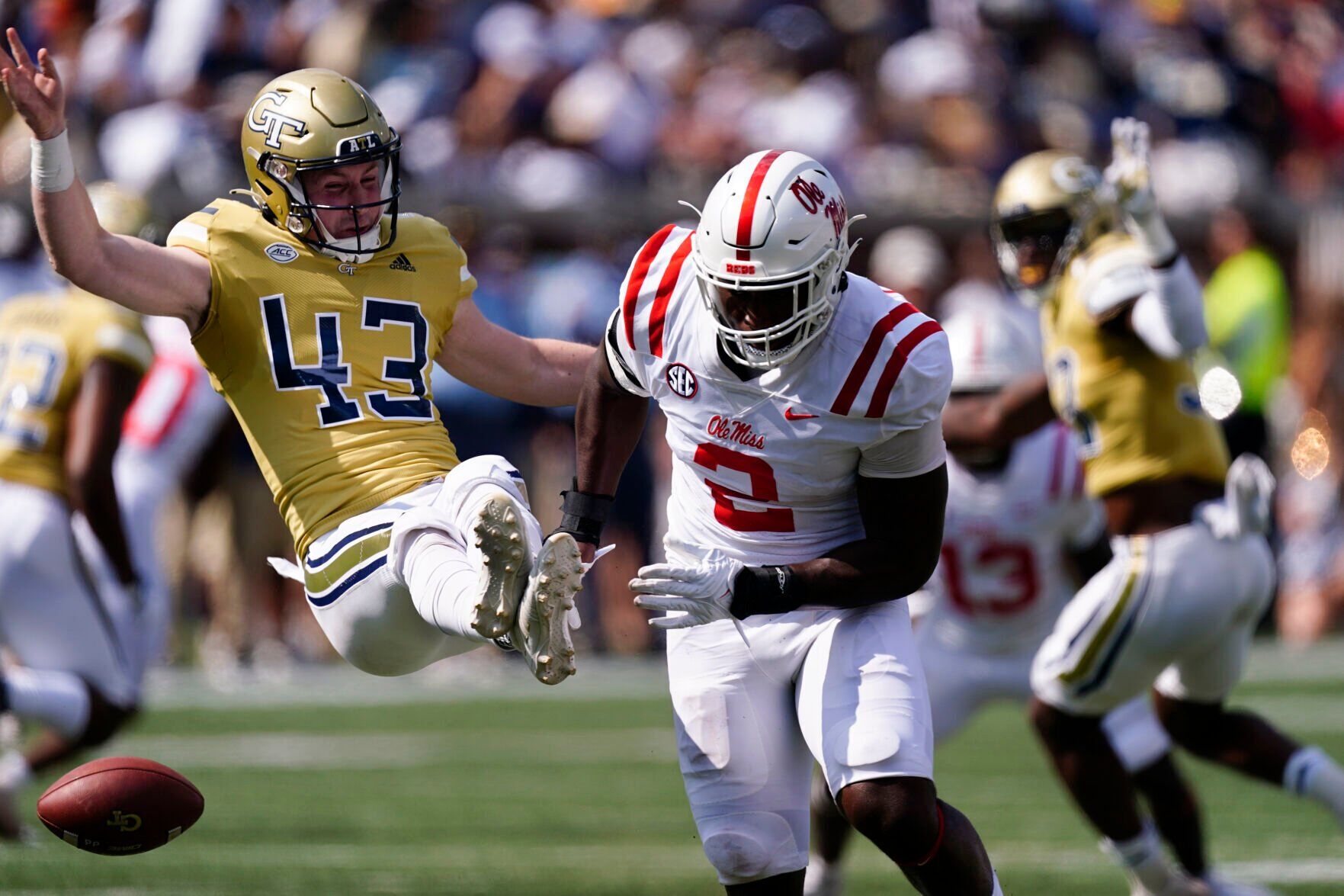 APTOPIX Mississippi Georgia Tech Football